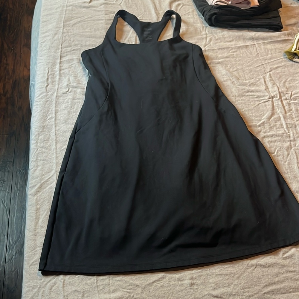 Girlfriend collective, black workout dress